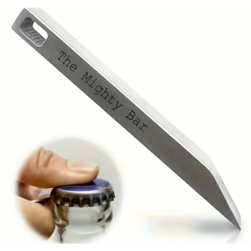 Everyday Carry (Edc) Knife - Coltellino tascabile Mighty Bar e apribottiglie