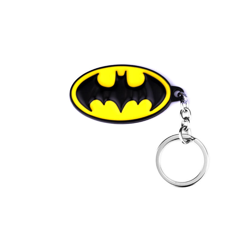 Carabiner Keychain - Portachiavi creativo in metallo ovale nero
