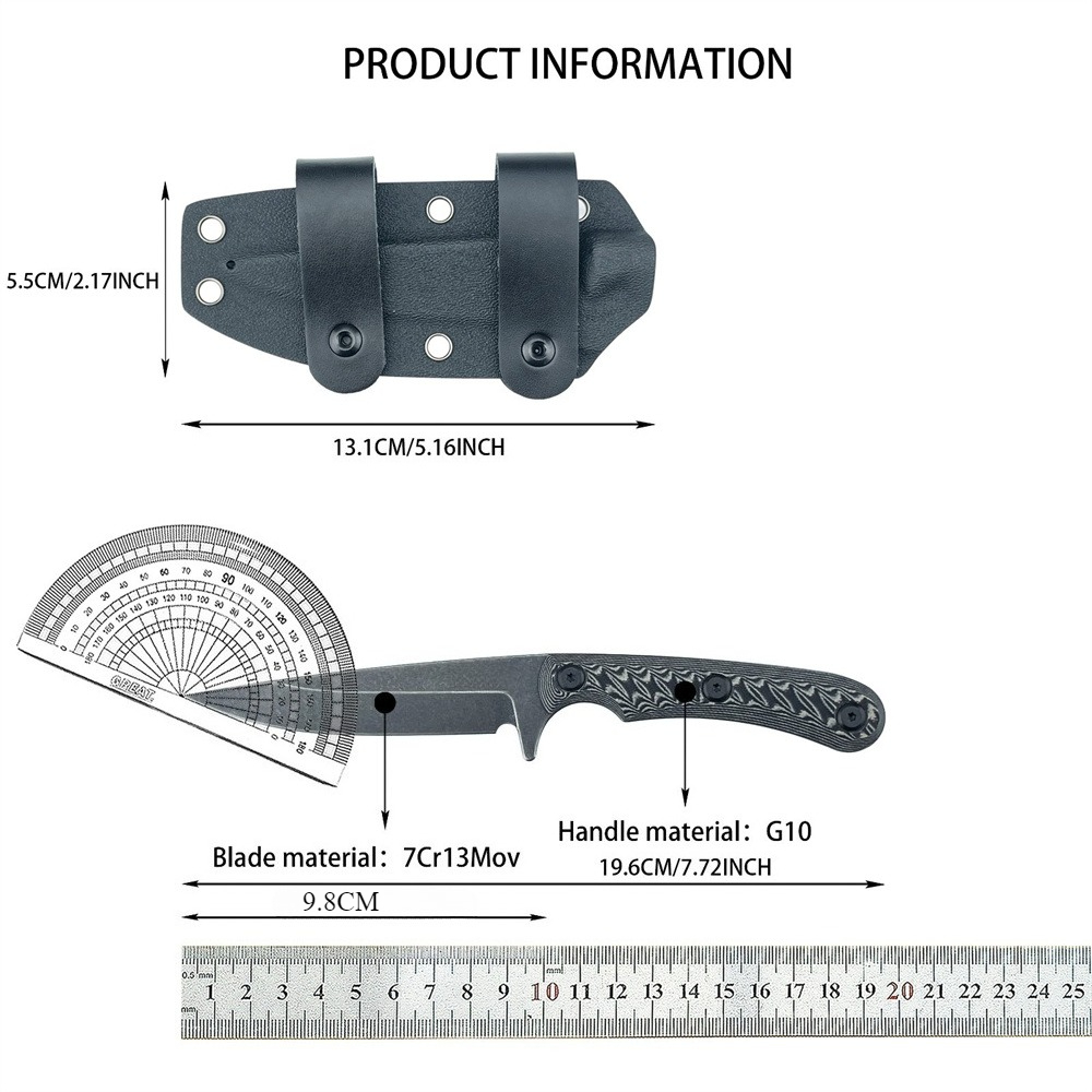 Everyday Carry (Edc) Knife - Coltelli a lama fissa Full Tang
