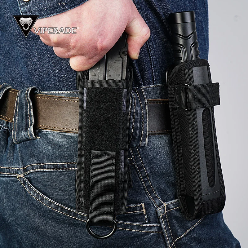 Edc Carry Flashlight - Fondina per torcia VIPERADE, custodia MOLLE