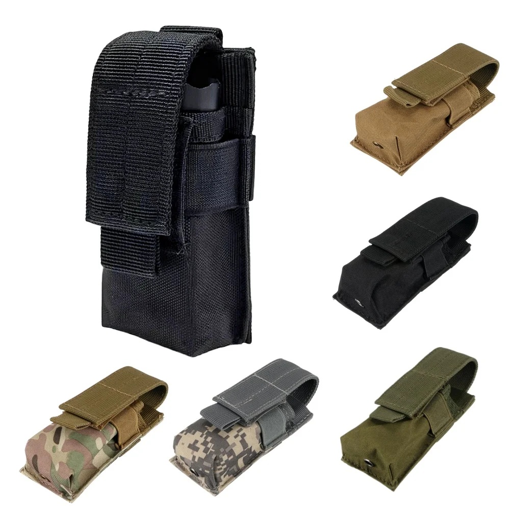 Edc Carry Flashlight - Molle Tattico M5 Torcia Elettrica Pouch