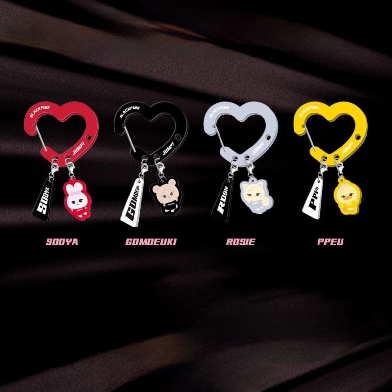 Carabiner Keychain - Merchandise a tema ventaglio in acrilico