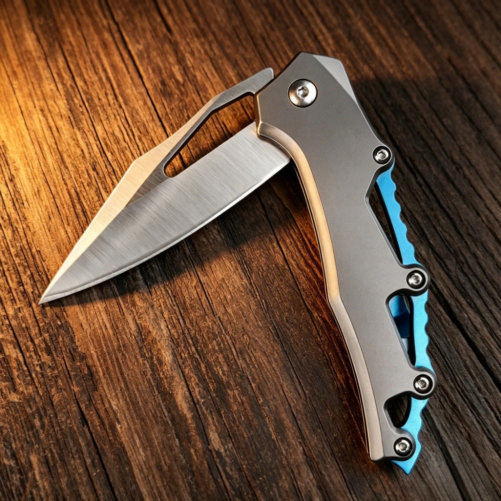 Everyday Carry (Edc) Knife - Coltello pieghevole compatto EDC con lama
