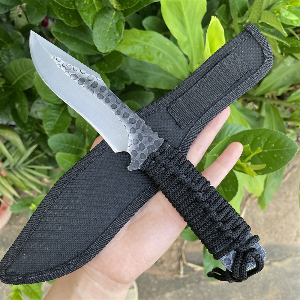 Everyday Carry (Edc) Knife - Coltello tascabile con lama forgiata 8cr13mov,