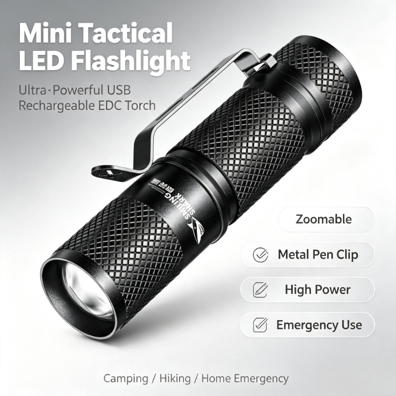 SMILING SHARK Torcia LED Tatti - Edc Day Carry recensione e prezzo