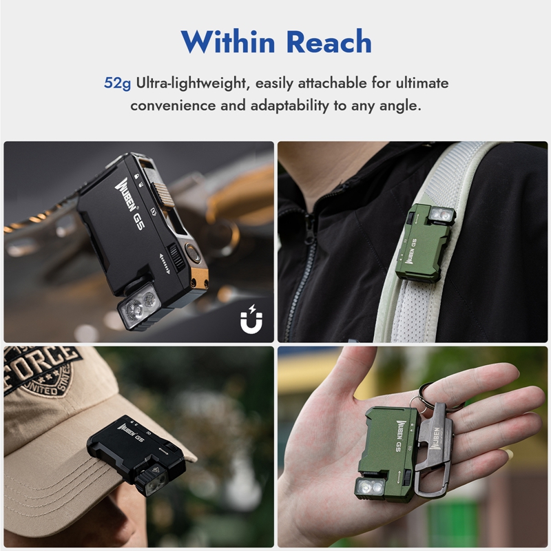Torcia EDC WUBEN G5 & X4 Ricar - Edc Carry Flashlight recensione e prezzo
