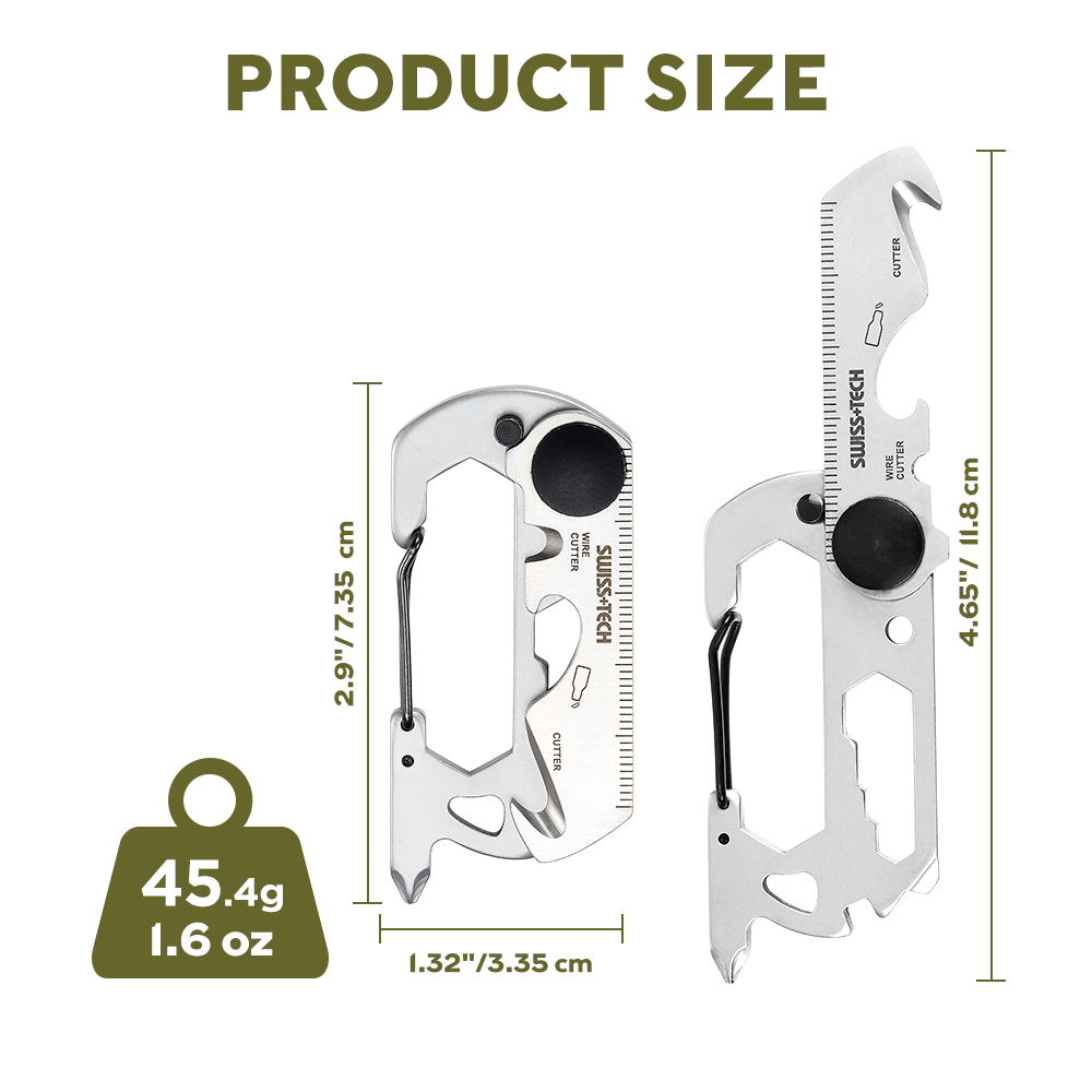 SWISS TECH 13 in 1 Mini strume - Edc Carry Knife recensione e prezzo